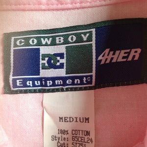 Tops - Medium Western Cowgirl Pink Top Tops - Medium Western Cowgirl Pink Top